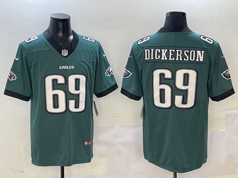 Men Philadelphia Eagles #69 Dickerson Green Second generation 2025 Nike Limited NFL Jersey style 1->philadelphia eagles->NFL Jersey